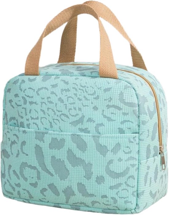 Lunchtas voor kinderen - Geïsoleerde tas - Herbruikbare lunchtas - Lunchtas - Bento tas - 6L mini geïsoleerde tas - Lunchbox tas - Blauw