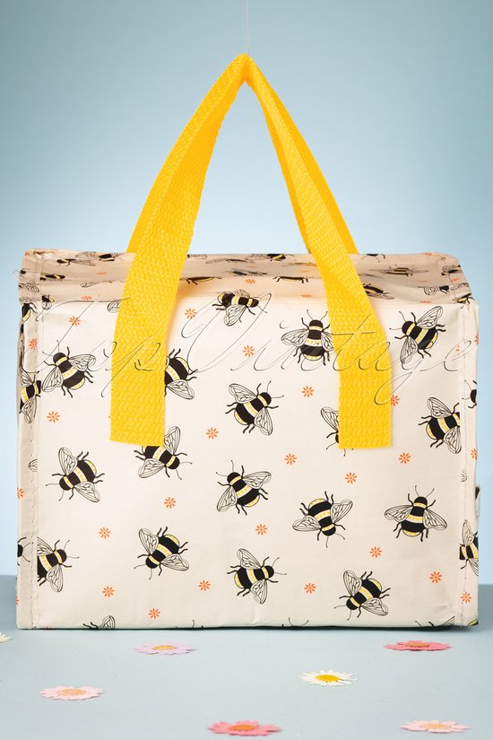 Lunchtasje/ koeltasje Bijen / Happy Bee van Sass & Belle van Sass & Belle