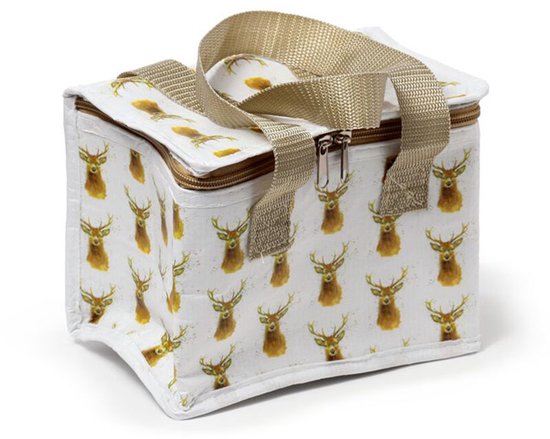 Lunchtas/Koeltasje - Wild Hert/Wild Stag - Jan Pashley - RPET - Duurzaam - 17x20x13cm van Jan Pashley