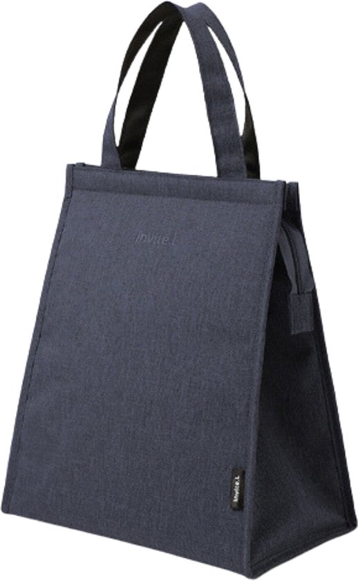 Lunchtassen - lunchtas blauw - geïsoleerde Lunchbag - school - werk - met handvaten - 4 liter - BPA-vrij - waterdicht van Tjitvik