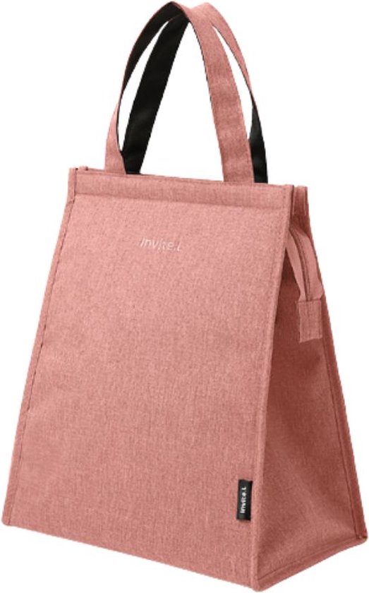 Lunchtassen - lunchtas roze - geïsoleerde Lunchbag - school - werk - met handvaten - BPA-vrij - waterdicht van Luxeruit