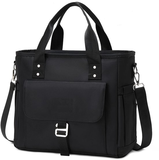 Lunchzak voor dames - Lunchbox - Geïsoleerde koeltas - lunchtas - Koeltas - zwart van Lifewit