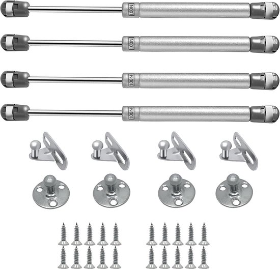 LUOHONG Hydraulic Gas Springs, Metal Gas Springs, Gas Pressure Damper, Gas Spring 100 N/10 kg, Suitable for Storage - ShopVlot