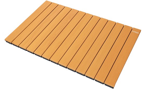 Luvego Bolderkar Tafel - Geschikt voor De Luvego Bolderwagen Opvouwbaar met 100KG draagkracht - Strandkar / Trekkar / Plooibare Bolderkar - Voor Strand - Bruin