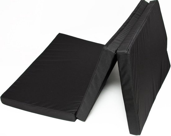 Luxe 3-delige vouwmatras 200x110x8 cm voor bus camper - Ideaal als slaapmat of campingmatras van Luxe.