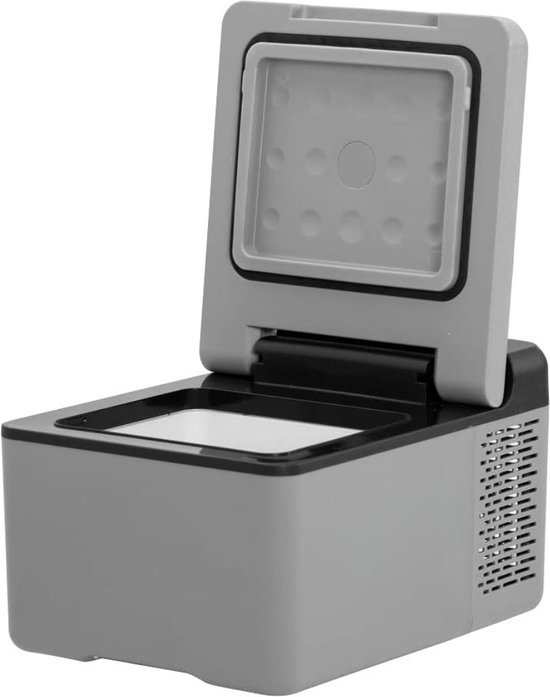 Luxe Compressor Koelbox – Draagbare Hybride – Mini Koelkast met Eco Modus – Voor Onderweg – Draagbaar – Energiezuinig – Grijs van Merkloos