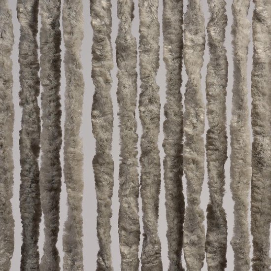 Luxe Kattenstaart Vliegengordijn - 100 x 220cm - Grijs