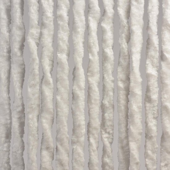 Luxe Kattenstaart Vliegengordijn - 125 x 230cm - Wit