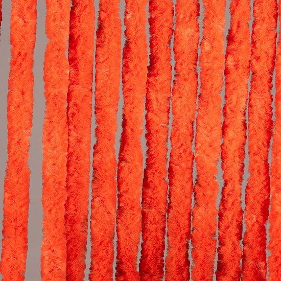 Luxe Kattenstaart Vliegengordijn - 90 x 220cm - Oranje
