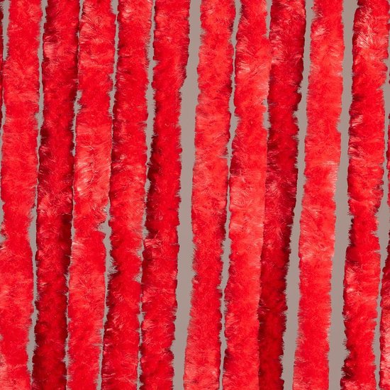 Luxe Kattenstaart Vliegengordijn - 90 x 220cm - Rood