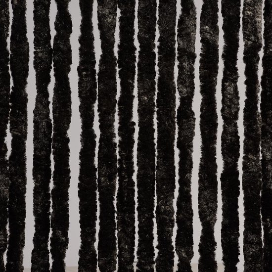 Luxe Kattenstaart Vliegengordijn - 90 x 220cm - Zwart van Merkloos