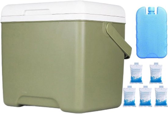 Luxe Koeler - Geïsoleerde Box - Buitenactiviteiten - Lange Koeltijd - 138 Liter - Zwart