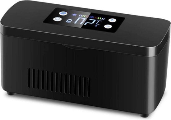Luxe Koeltas – Voor Medicijnen – Medische Koelbox – Insuline Etui – Diabetes Tas – Auto Koelkast – Frigobox – Grote Capaciteit – 7800mAh – Zwart van MonMed