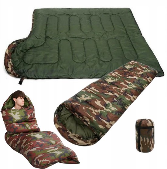 Luxe Mummie Slaapzak 210x75cm - Lichtgewicht & Warm met Hoes van Merkloos