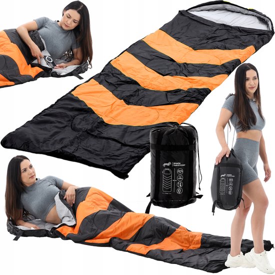 Luxe Mummie Slaapzak 220cm Lichtgewicht & Warm met Kap van Luxe.