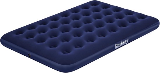 Luxe Tweepersoons Luchtbed met Ingebouwde Elektrische Pomp (191x137x22 cm) van Merkloos