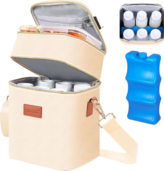 Lyxus® Koeltas Moedermelk - Kolftas voor Borstvoeding, Baby en Lunch - Kolf - Praktisch en Stijlvol van Merkloos