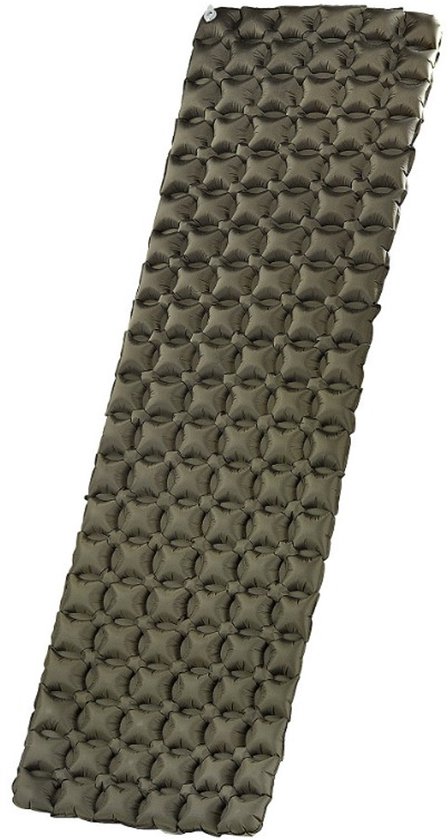 M-Tac opblaasbare slaapmat 195x60 cm, olijfgroen van Merkloos