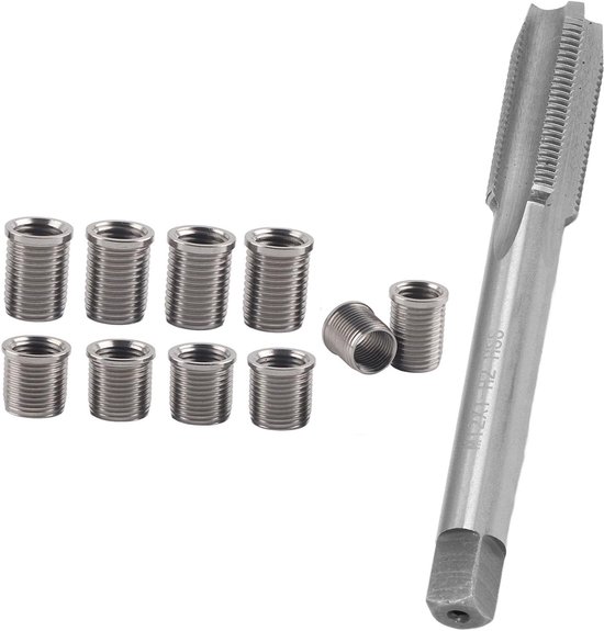 M10 X 1,0 Bout en M12 X 1,0 Kraan Auto-accessoires Hardwareset voor Het Repareren van Bougieschroefdraad M10x1.0