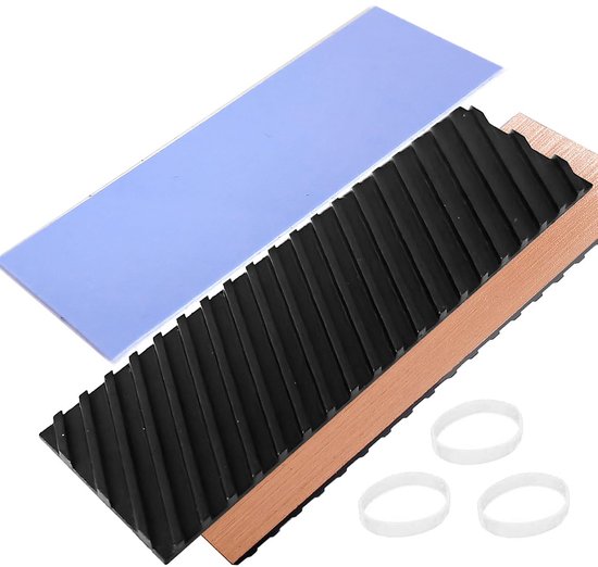 M.2 SSD Koellichaam 2280 Puur Koper met Grafeen Coating en Warmtekussen van Merkloos