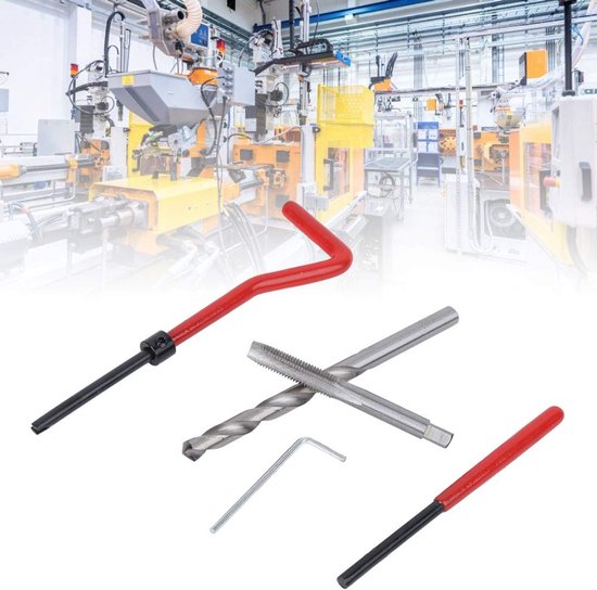 M7 Kit metaal 25 stuks M7 schroefdraad reparatieset met transparante kunststof doos voor verwerking machines