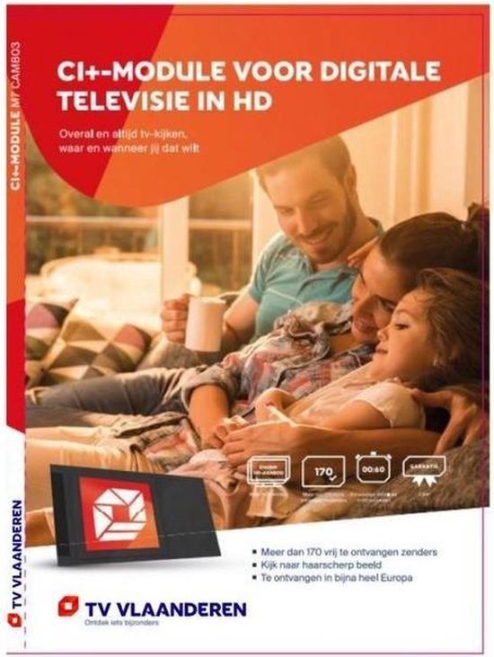 M7 – TVV CAM803 CI + Module + Smartcard TV Vlaanderen van TV Vlaanderen