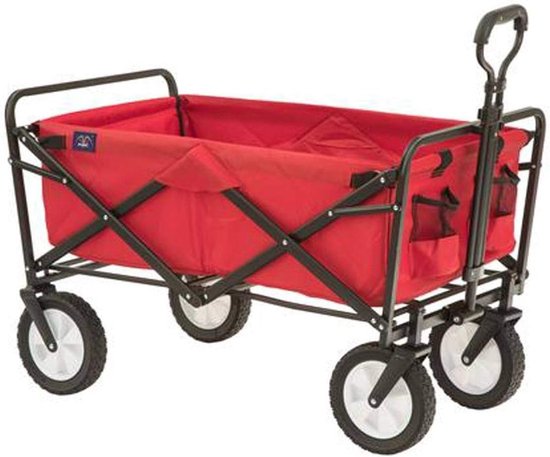 Mac Sports Bolderwagen Rood – Handige En Robuuste Oplossing Voor Al Je Buitenavonturen van Mac Sports