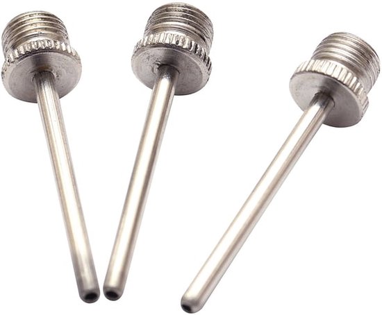 Macron Ventielnaalden 3 Stuks - Zilver | Maat: ONE SIZE van Merkloos