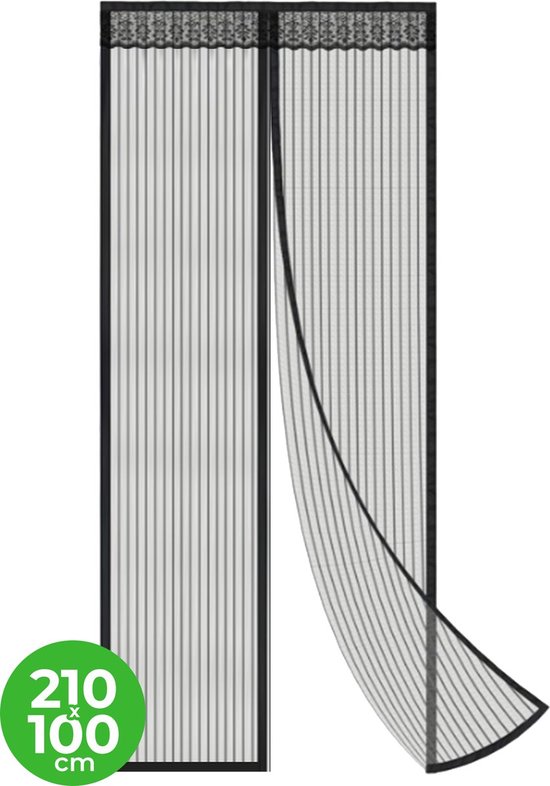 Magnetisch Vliegengordijn - Luxe Deurhor - 210 x 100 cm - Deurgordijn - Horgordijn Deur - hordeuren - vliegengordijn