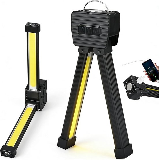 Magnetische Posing Lamp Magneet, Gym Lamp met USB-lading, 4 lichtmodi, waterdicht & dimmer voor gym camping gereedschap licht