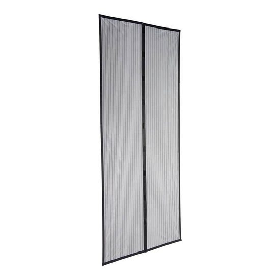 Magnetische Vliegendeur - 210 x 100 cm - Zwart