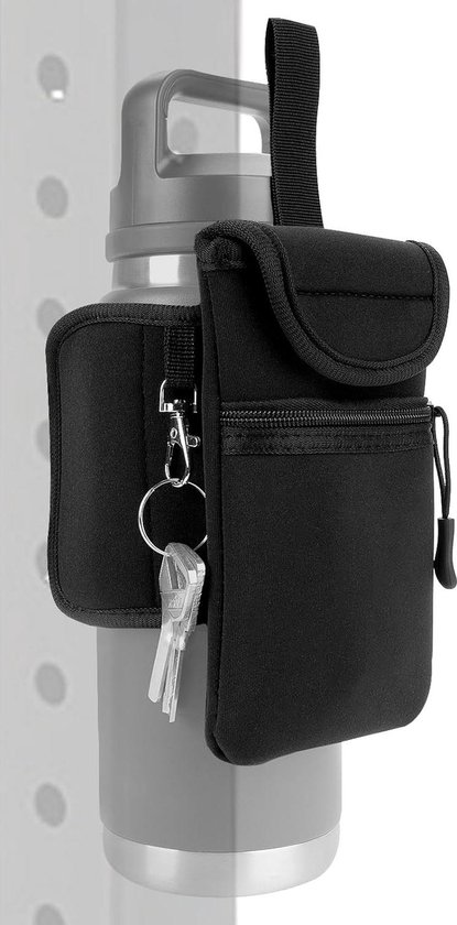 Magnetische waterfles sleeve zakje voor YETI Rambler fles - hydrofles - 18 oz tot 32 oz - sportschool tas met zakken bottle bag van Gearproz