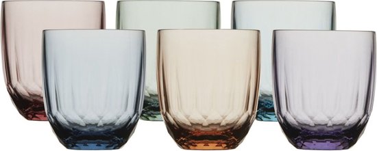 Marine Business 'Party' 6 x Ecozen Waterglazen Stars Multicolour