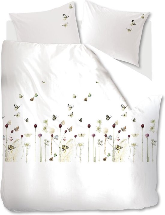 Marjolein Bastin Papilio dekbedovertrek - Eenpersoons - 140x200/220 - Naturel