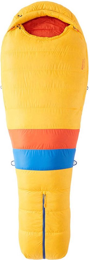Marmot Never Summer Slaapzak Geel Regular / Left Zipper van Marmot