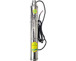 Mars Rock - Waterpomp - Diepe put dompelpomp - Solar DC diepe putpomp - 750W - Roestvrij staal - Zilver van Mars Rock