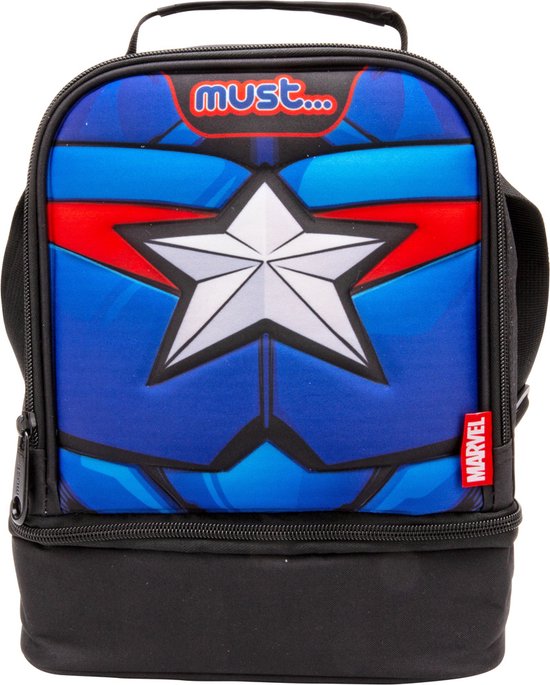 Marvel Avengers Koeltasje, Captain America - 24 x 20 x 12 cm - Polyester van Marvel