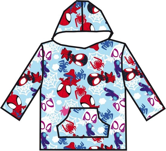 Marvel Hoodie Fleece deken, Spidey - Kind (One Size ) - Polyester van Marvel