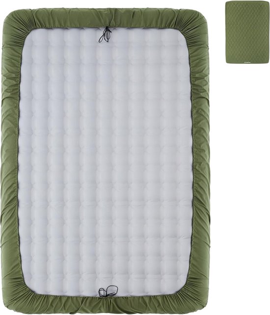 MAT Cover 2.2 - Hoes voor slaapmat - Slaapmat / Mathoezen voor kamperen, reizen en meer - 360° bescherming - Ademende T/C-vezels - Geschikt voor 5-25 cm dikke matrassen - Inclusief draagtas van Hikenture