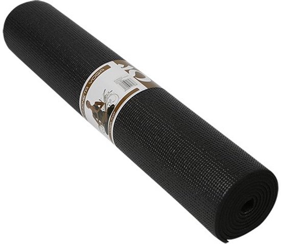 Mat Pilates/yoga Softee Deluxe Dikte 4mm Zwart - UNI van Merkloos