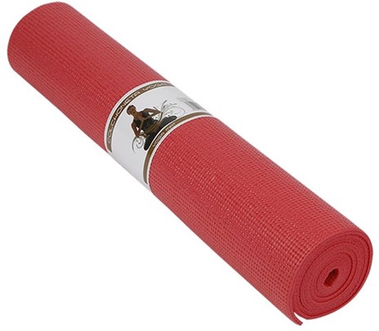 Mat Pilates/yoga Softee Deluxe Dikte 6mm Rood 173X60X06 Cm - 173X60X0.6 cm van Merkloos