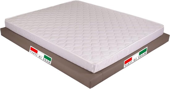 Matras 12 cm - Slaapbank matras - Comfortabel slapen - Orthopedisch ontwerp - 70x185 cm - Grijs