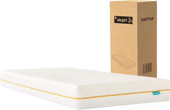 Matras - Slaapmat - Comfortabel slapen - 7-zonesysteem - 140 x 200 cm - Wit