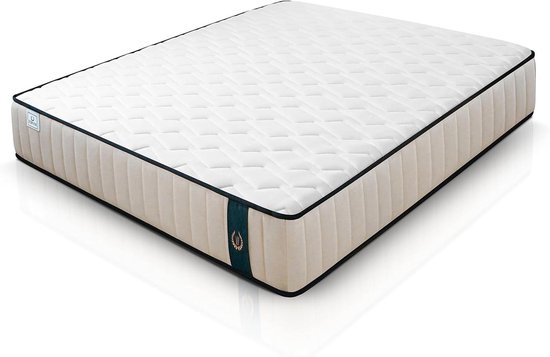 Matras - Slaapmat - Rustig Slapen - ViscoGel met Geldeeltjes - 140 x 180 cm - Wit