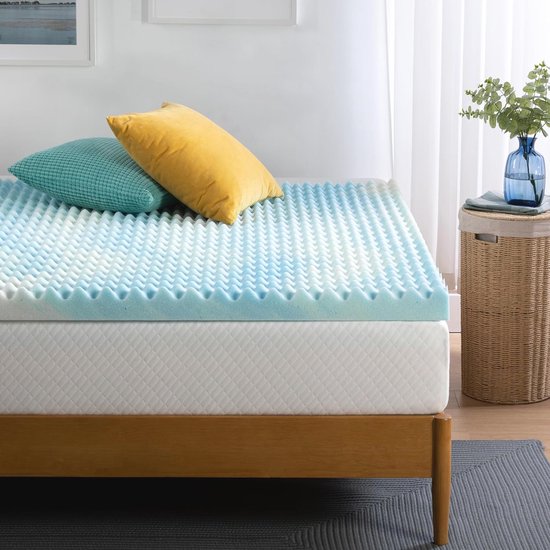 Matrasbeschermer 140 x 200 cm - Öko-Tex gecertificeerd, Cooling gelmatras in traagschuim van Matra