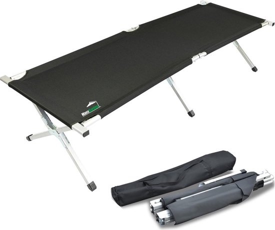 MaxxGarden Kampeerbed - stretcher - veldbed - opvouwbaar met draagtas - 190x64x43 cm van MaxxGarden
