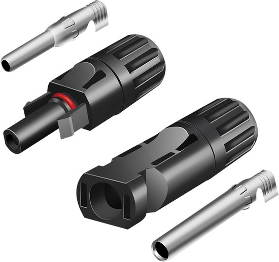 MC4 solar stekker set (man/vrouw) - IP67 connectoren - 2.5-6mm² - professionele kwaliteit- solar/zonnepaneel aansluiting van Qsmart