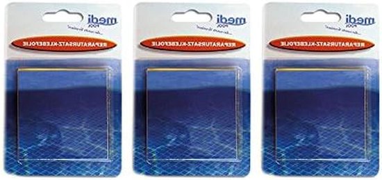 Medipool 3 x reparatieset plakfolie aftrekfolie folie patch van Merkloos