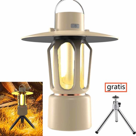 Meedeer Oplaadbare campinglamp-camp-Lamp met COB LED-Tentlampen-Buiten Lantaarn-Voor Camping Wandellamp Buiten Gebruik binnenshuis van Meedeer