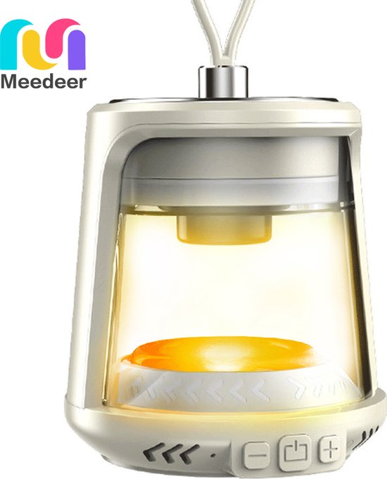 Meedeer Outdoor Bluetooth-luidspreker met licht-Draagbare Bluetooth Speaker-Portable speaker-outdoor luidspreker - outdoor zaklamp - waterdichte draadloze luidspreker voor terras, tuin, cadeau voor mannen en vrouwen - (Wit) van Meedeer